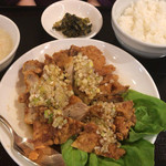 中華料理　桃 - 油淋鶏定食