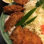 萬来 - カキフライ定食（アップ）