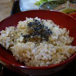 月の庭 - 玄米ごはん