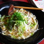 Chikugou Don Tokubee Udon - “とく兵衛どん”(730円)。