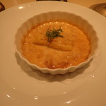 lien - カニと蕎麦の実のリゾット