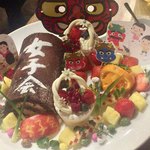 鶏料理ひとりひとり - サプライズケーキ