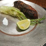 傳 - (2018年2月　訪問)海老芋と何かの新芽（失念ｗアーティチョークだったかな？）のフライ。