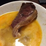 小料理 ゆあさ - 鴨ロースをすき焼き風に❣️