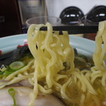 家系ラーメン 近藤家 - 麺アップ