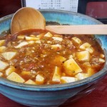 玉蘭 - 極辛麻婆麺。辛いだけでなくコクがあり美味しい‼️