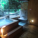 海石榴 - 室内の露天風呂