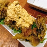 立飲・ビストロシン サンテ - 牡蠣と舞茸のフリット