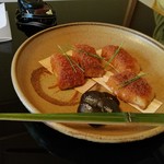 菊乃井 - 鰈のカラスミ焼き