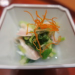 まる富 - 30年2月　小鉢　蛤と根三ツ葉お浸し