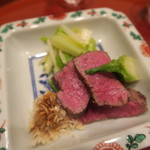 まる富 - 30年2月　肉肴　岩手牛ヒレ肉ロースト