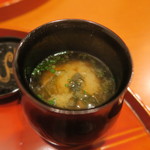 まる富 - 30年2月　味噌汁
