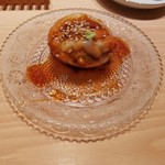 鮨 一幸 - 子持ちヤリイカ雲丹詰め