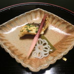 海石榴 - 焼物　鯛木の芽焼他