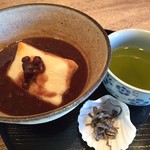 カフェテラス あらみ - 自家製ぜんざい。温まります。
