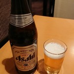 魚 串右衛門 - 瓶ビール(アサヒ)