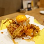 Tempura Sutando Kitsune - 海老と野菜のかきあげタレ　380円