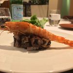 カーサ・デル・チーボ - 黒米と魚介のサラダ