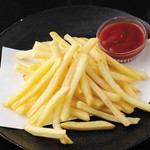 French fries seasoned with seaweed salt