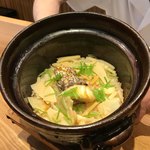 祇園 にし - 鯛と筍の炊き込みご飯。