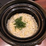 しらゆき - シラスと筍の炊き込みご飯