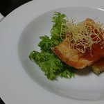 創作割烹 潮乃美 - 綺麗な白身魚のフライです❗
      翌朝女将さんに聞いてわかりましたがなんとカレイですよ❗（￣～￣；）