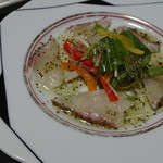 創作割烹 潮乃美 - 鯛のカルパッチョもなかなかですよ‼️