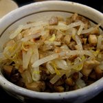 鶴麺 - 三元豚あえめし　ご飯と混ぜる