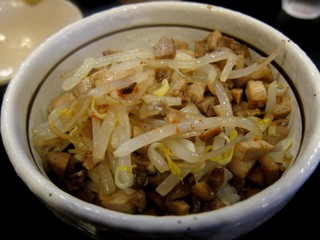 鶴麺 - 三元豚あえめし　ご飯と混ぜる