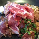 本格焼肉＆ジンギスカン ばくよう亭 - 肉盛り合わせ