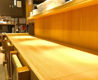 Hakata Ama No Kitte Hakata Ten - 店内風景(カウンター)。