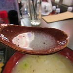 わらじ - スープは濃厚