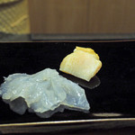 日本橋蛎殻町 すぎた - 【ツマミ】つぶ貝とカワハギ