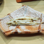 日本橋蛎殻町 すぎた - 【ツマミ】白魚の酒盗焼き