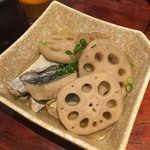 炉端 ぎんりん - 鰆と蓮根の炊き物