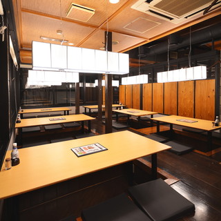 ●大宴会に！最大40名様まで対応可能な堀りごたつ席♪