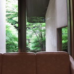 店内通路からの眺め