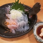 カワハギ刺身(410円)
