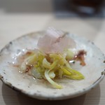 日本橋蛎殻町 すぎた - あさつき新芽