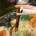 呼び戻しとんこつ 光四郎 - 力晴の焦がしネギオイル