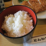とんかつ雅 - ご飯です