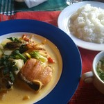 魚ランチの主な部分