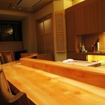 つる木 - 店内。