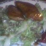 ダム・ジャンヌ - フレッシュガチョウのフォアグラのサラダ