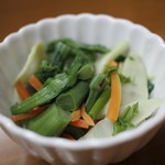 Sanoya - わさび菜のおひたし