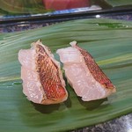 千石寿司 - 金目鯛炙り握り