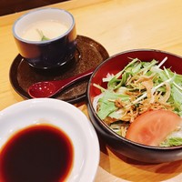 鮨隆 - 茶碗蒸し&サラダ様