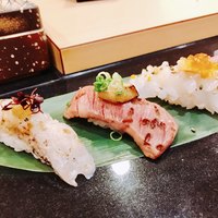 鮨隆 - のどぐろの、佐賀牛様、ミズイカウニ乗せ様