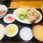 大吉飯店 - 焼売定食の御飯少な目（650円）