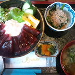 青海 - （ランチ）鮪漬けとろろ丼（今は無いメニュー）